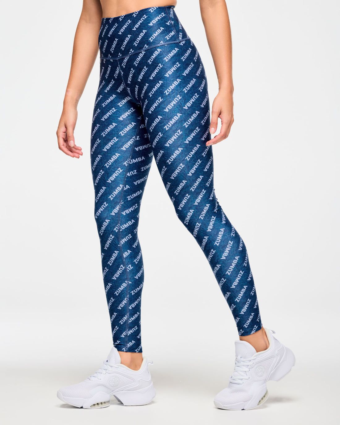 Blue Jean High Waisted Ankle Leggings