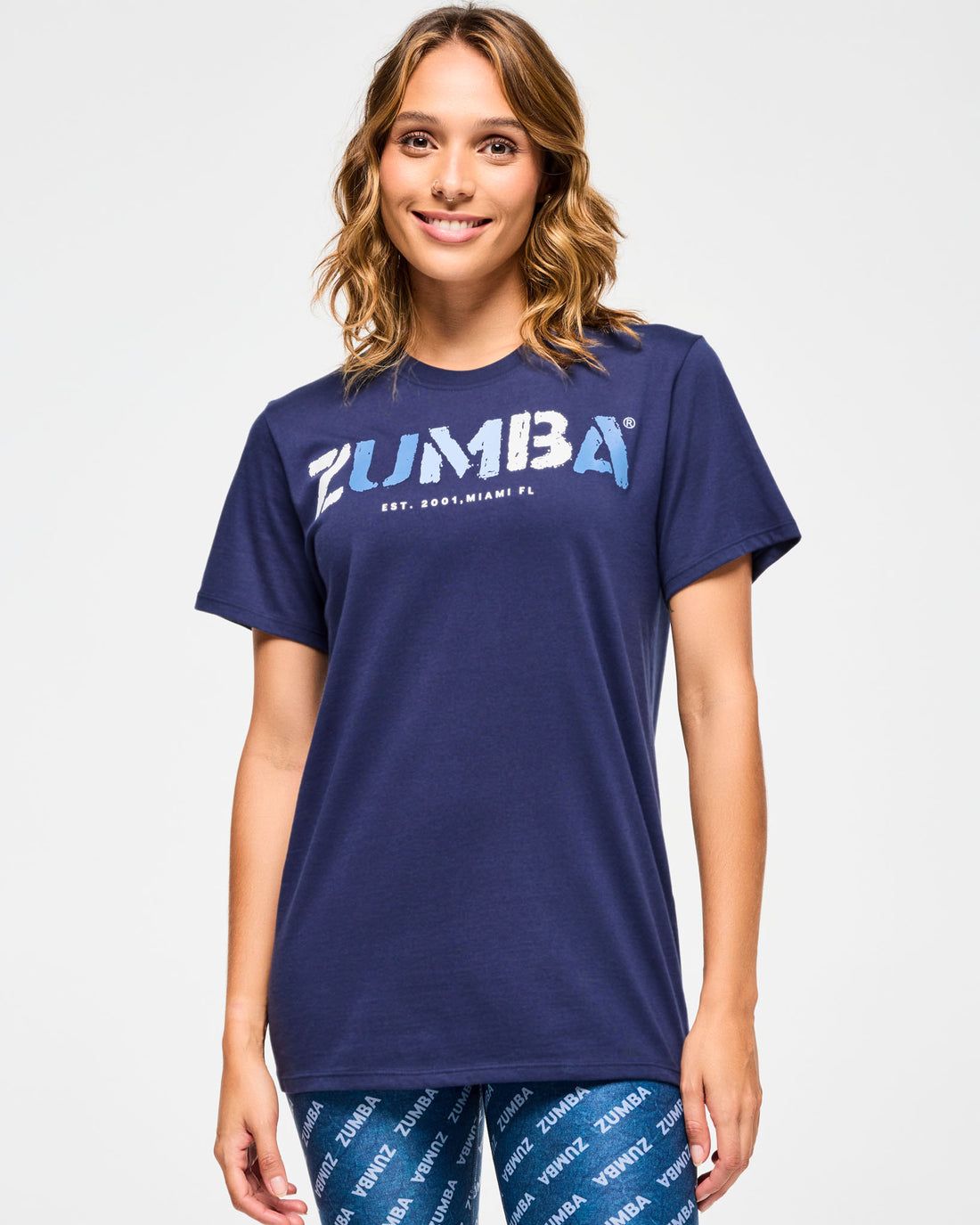 Blue Jean Crew Neck Tee - Indigo