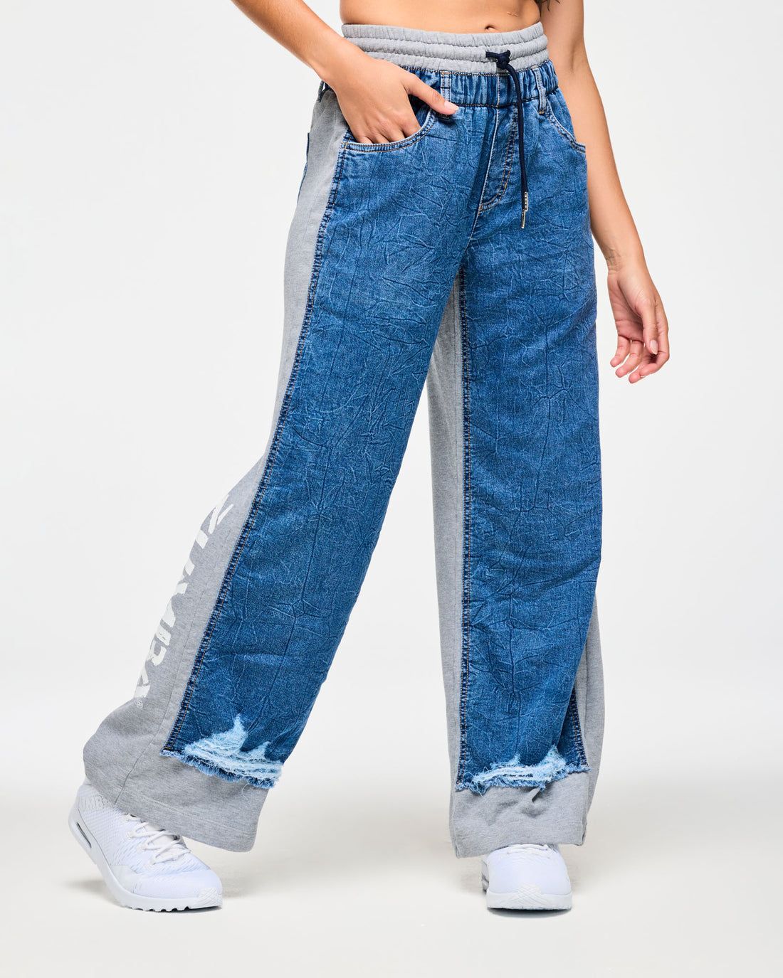 Blue Jean Denim Sweatpants