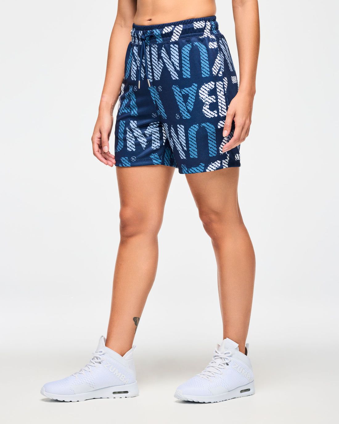 Blue Jean Mesh Shorts