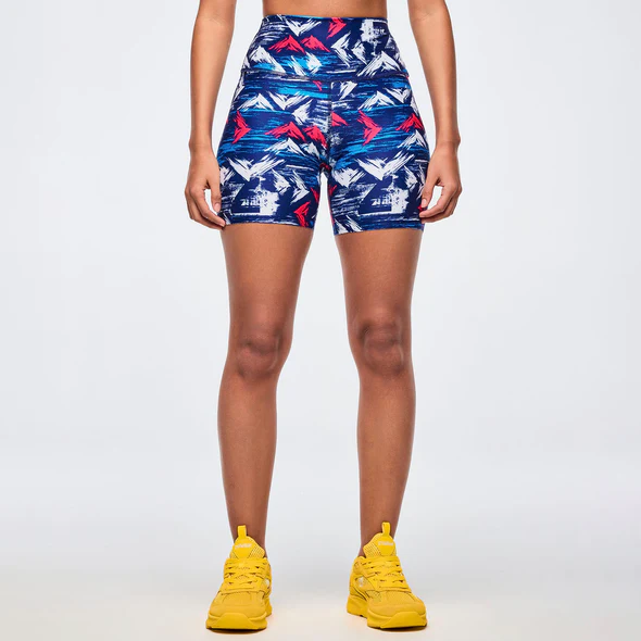 Apres Zumba High Waisted Biker Shorts