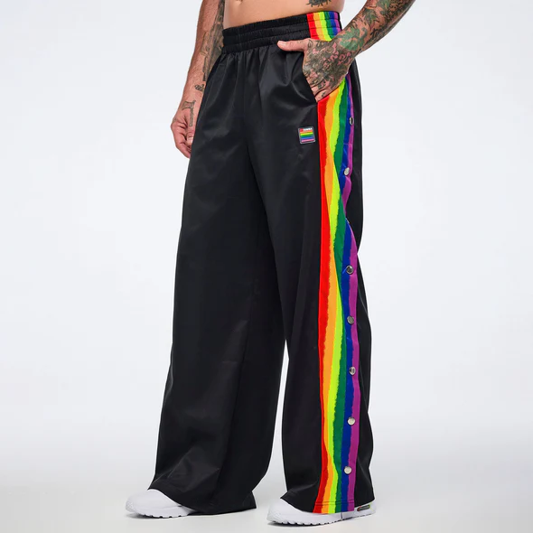 Pride Wide Leg Pants Side Snaps
