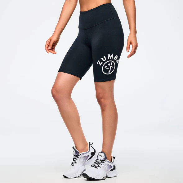 Zumba Basic High Waisted Biker Shorts
