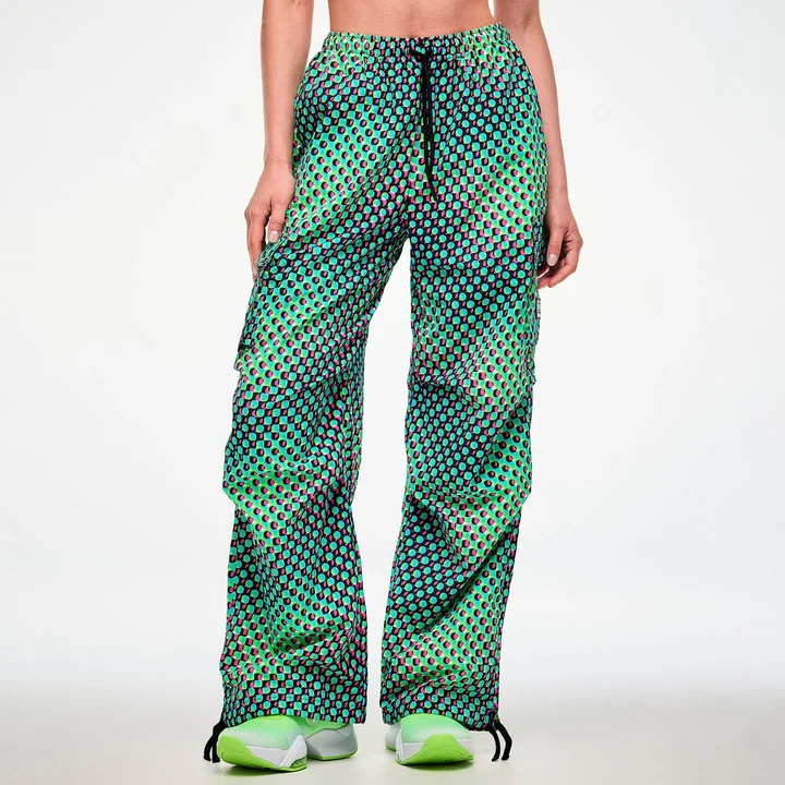 Electric Feel Woven Oversized Cargo Pants