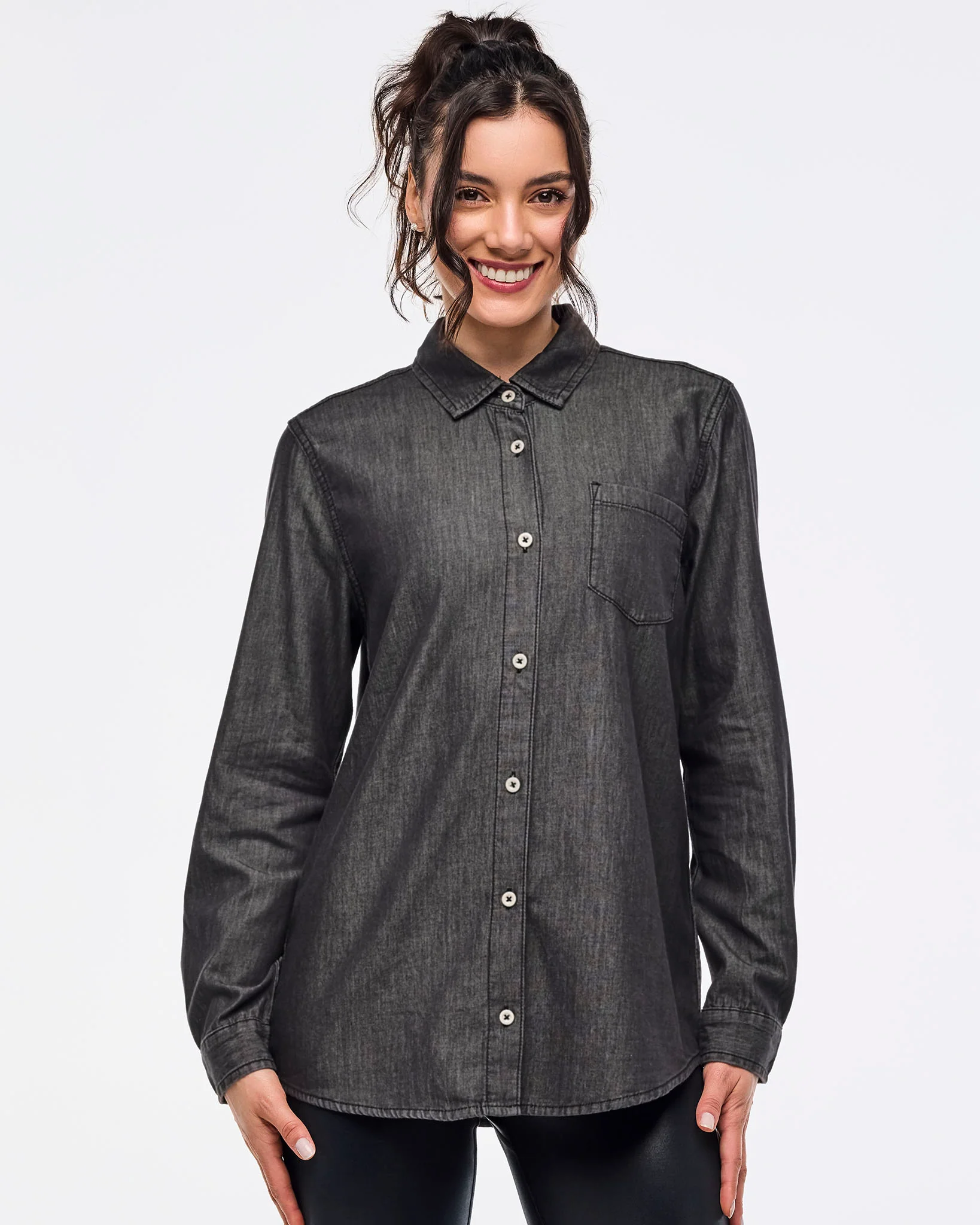 Zumba Sparkle Button Down