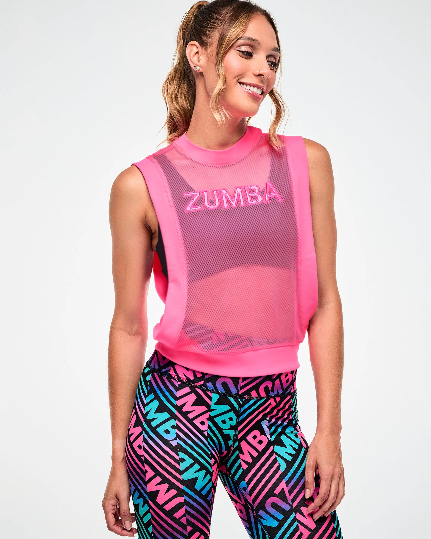 Electric Feel Mesh Tank