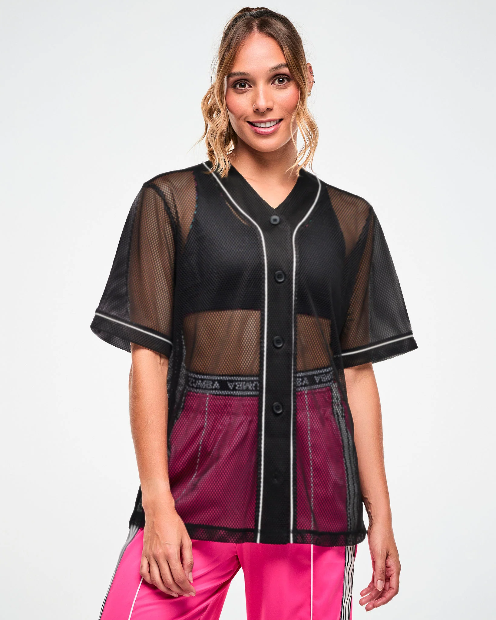 Electric Feel Unisex Mesh Baseball Jersey