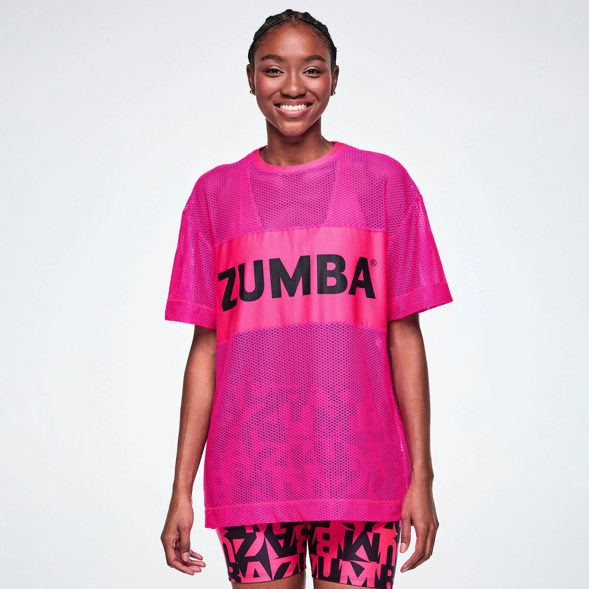 Ultrabright Mesh Boxy Top