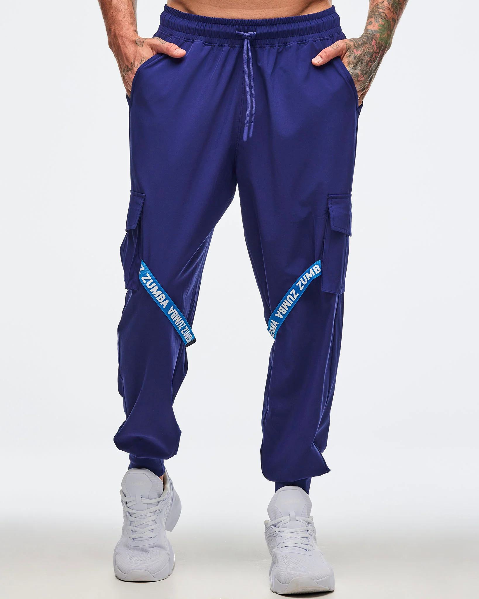 Sizzlin' Men's Woven Cargo Pants - Soft Navy Z2B000084