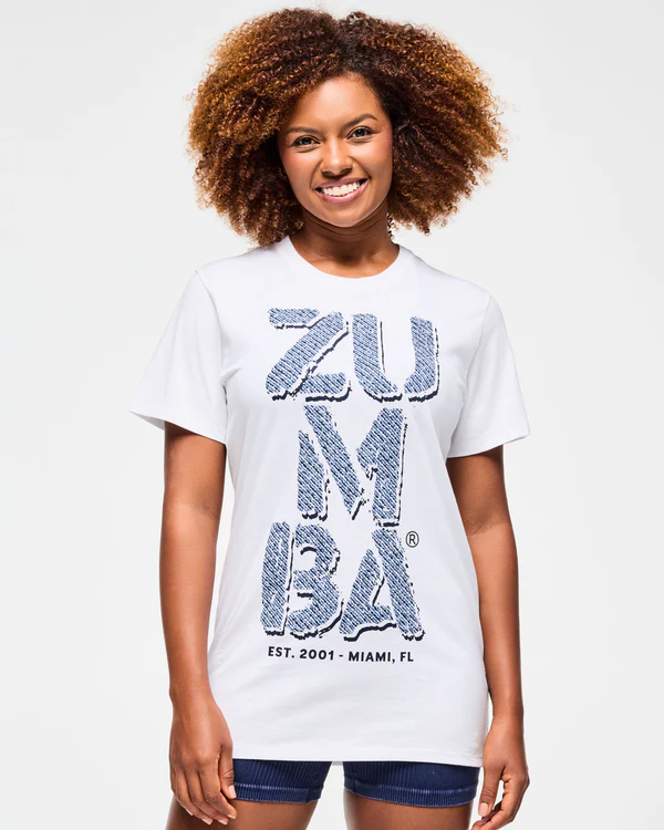 Blue Jean Crew Neck Tee