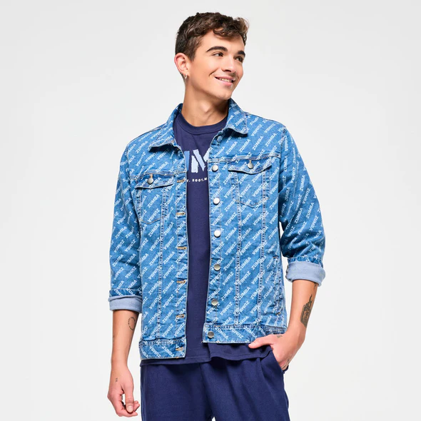 Blue Jean Long Denim Jacket - Denim Z3T000293