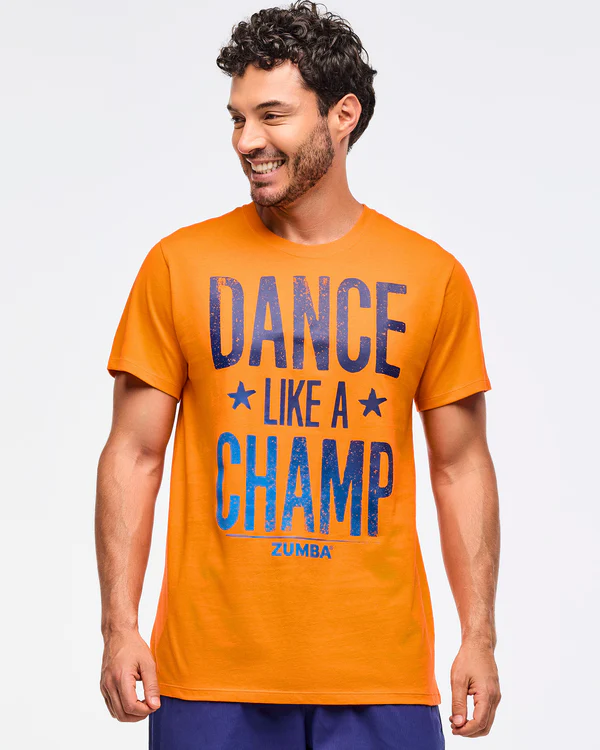 Zumba Libre Crew Neck Tee - Orange Punch