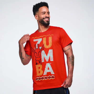 Z3T000380 Remera Wildbeat Unisex Crew Neck Tee - Tienda Oficial Remera Zumba Wildbeat Unisex Roja - Zumba Wear Argentina Original