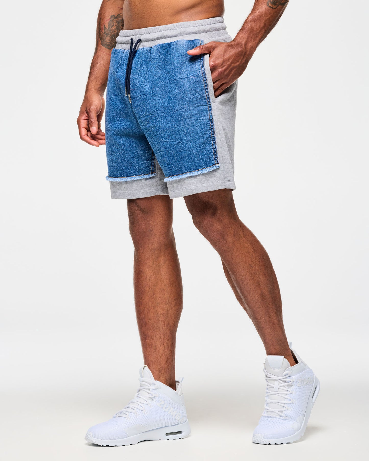 Blue Jean Denim Shorts - Denim