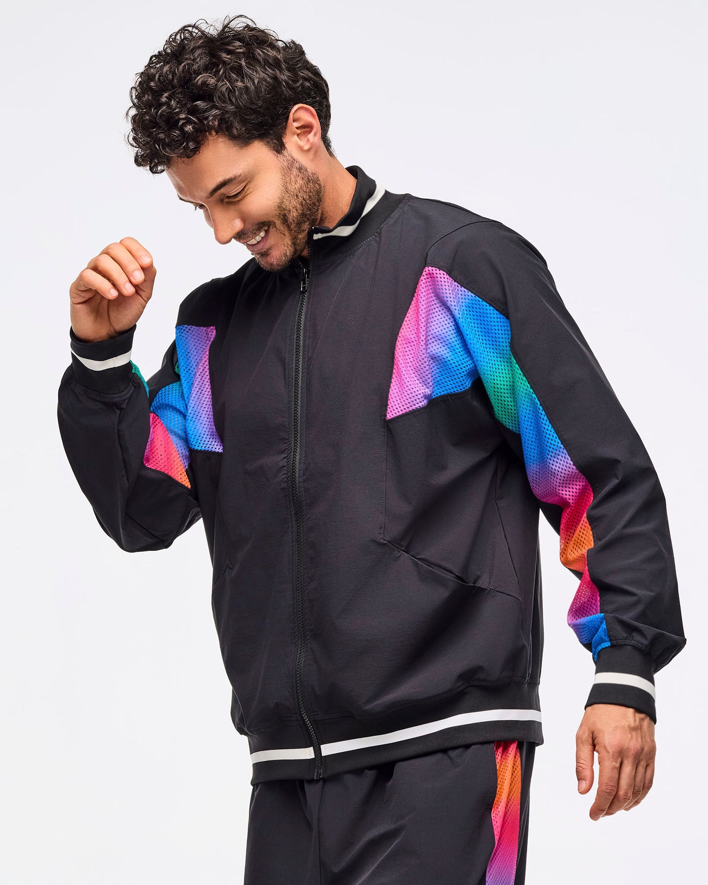 Zumba Libre Men's Oversized Dolman Track Jacket