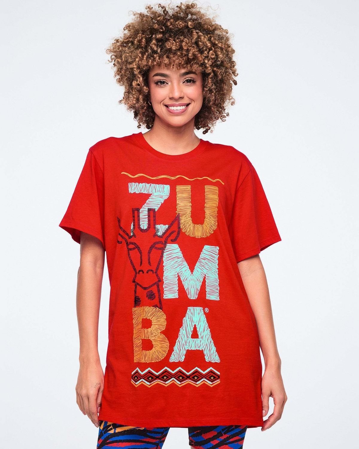 Remera Zumba Wildbeat Unisex Roja - Zumba Wear Argentina Original