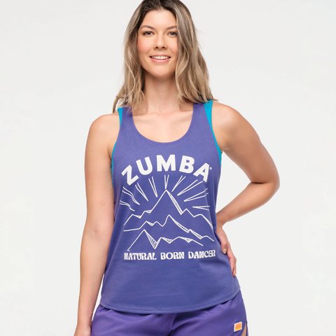 Zumba Explore Loose Tank With Round Hem
