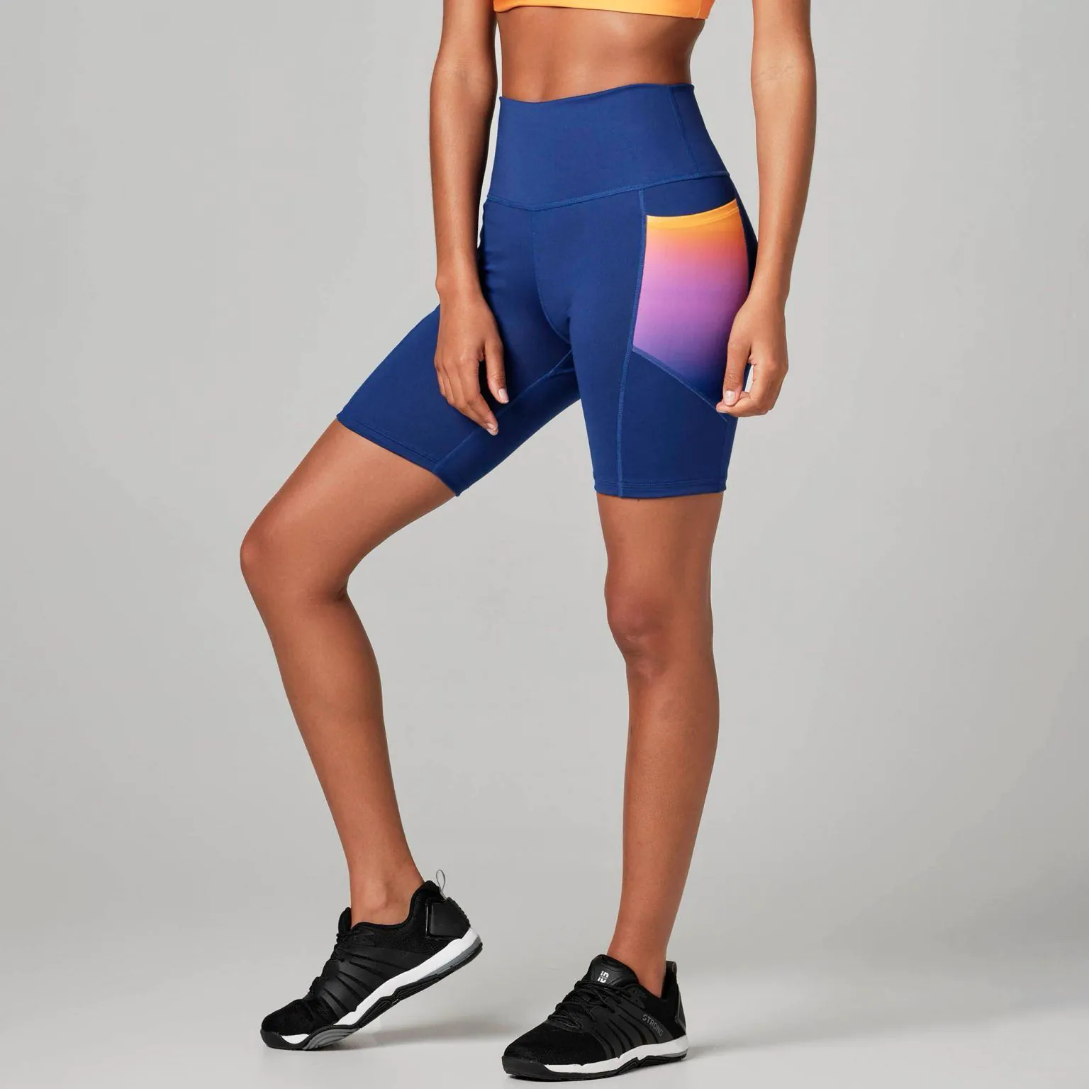 Biker Strong Id High Waisted Biker Shorts