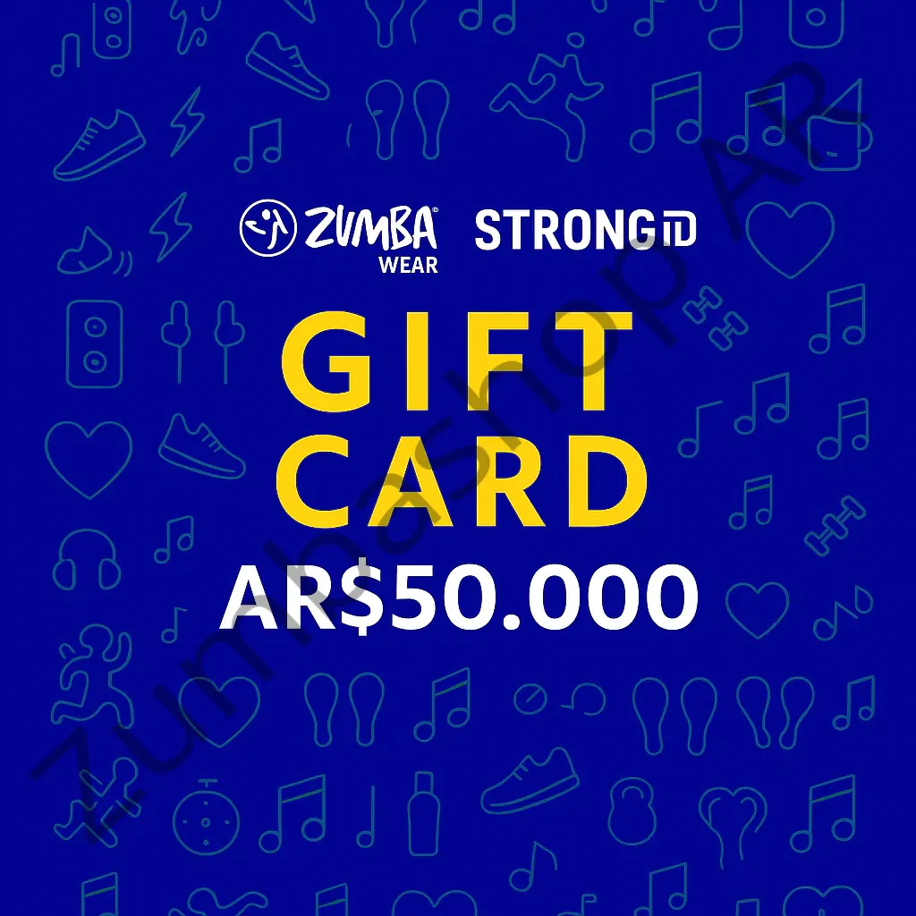Gift Card Zumbashop Argentina 50.000pesos - Regalo Original Oficial