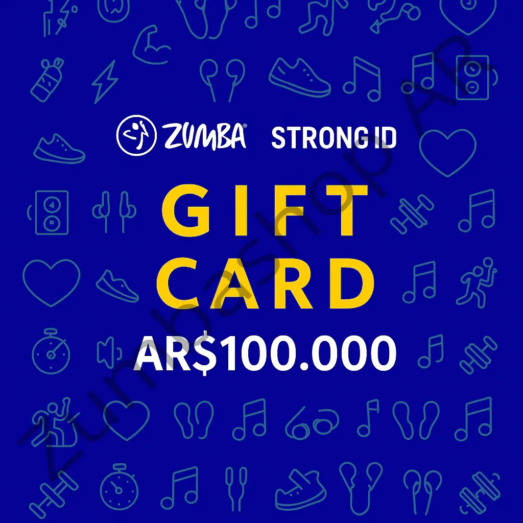 Gift Card Zumbashop Argentina 100.000 pesos - Regalo Original Oficial