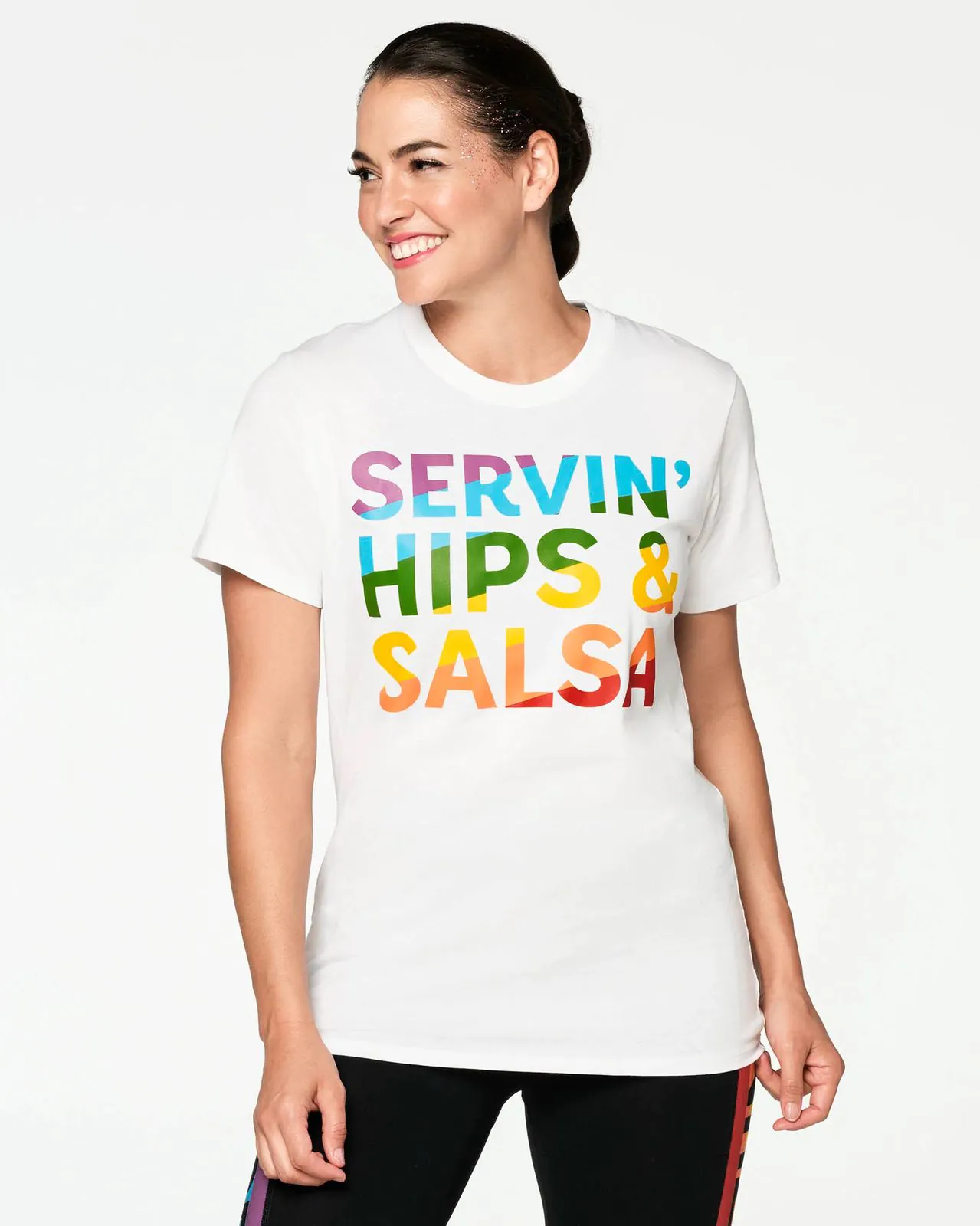 Zumba With Pride Tee – Wear It Out White