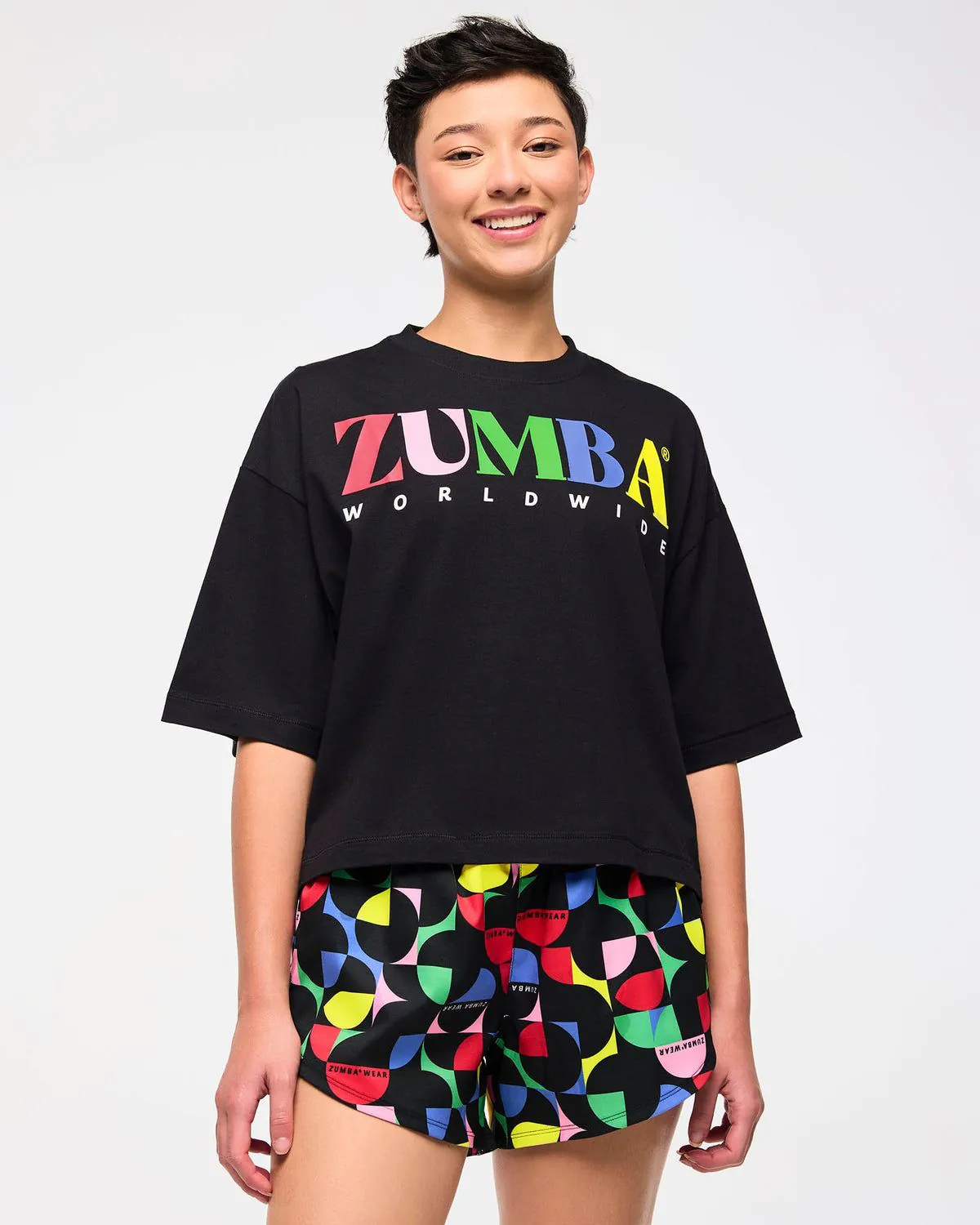 Zumba Haus Oversized Boxy Crop Top