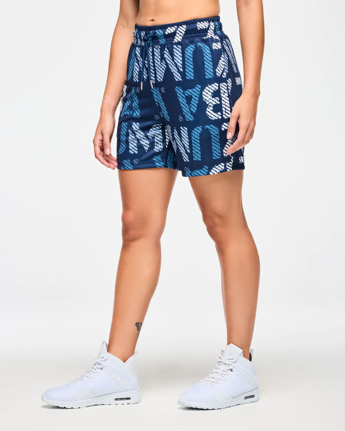 Blue Jean Mesh Shorts