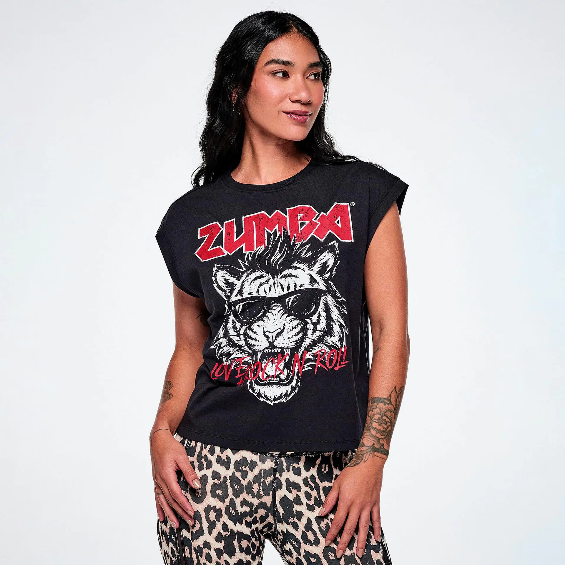Rock 'n' Roll Extended Shoulder Loose Tank