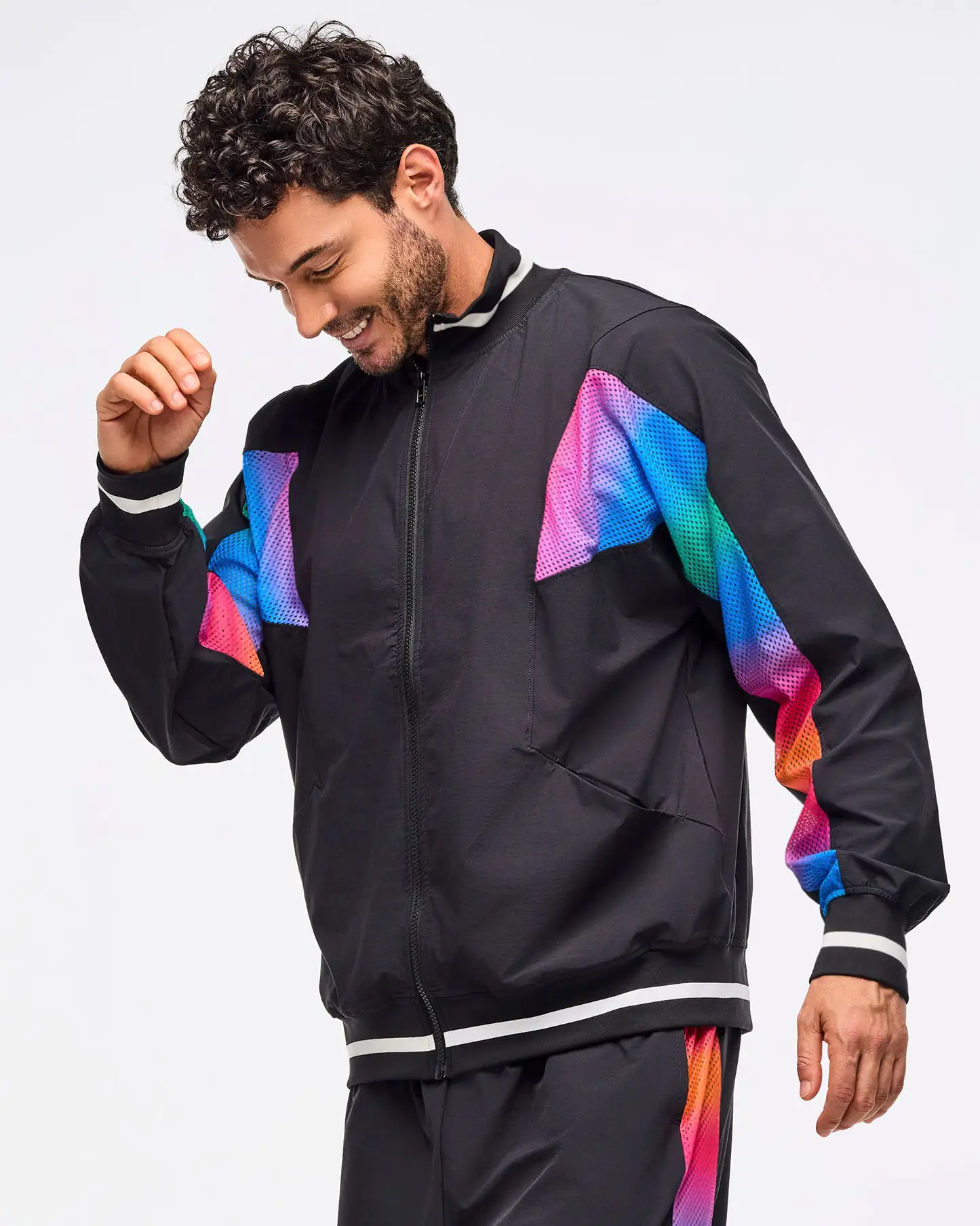 Zumba Libre Men's Oversized Dolman Track Jacket