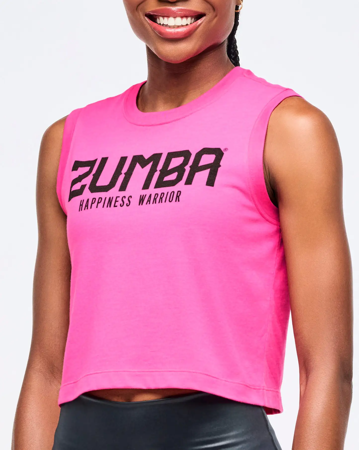 Zumba Libre Crew Neck Crop Tank