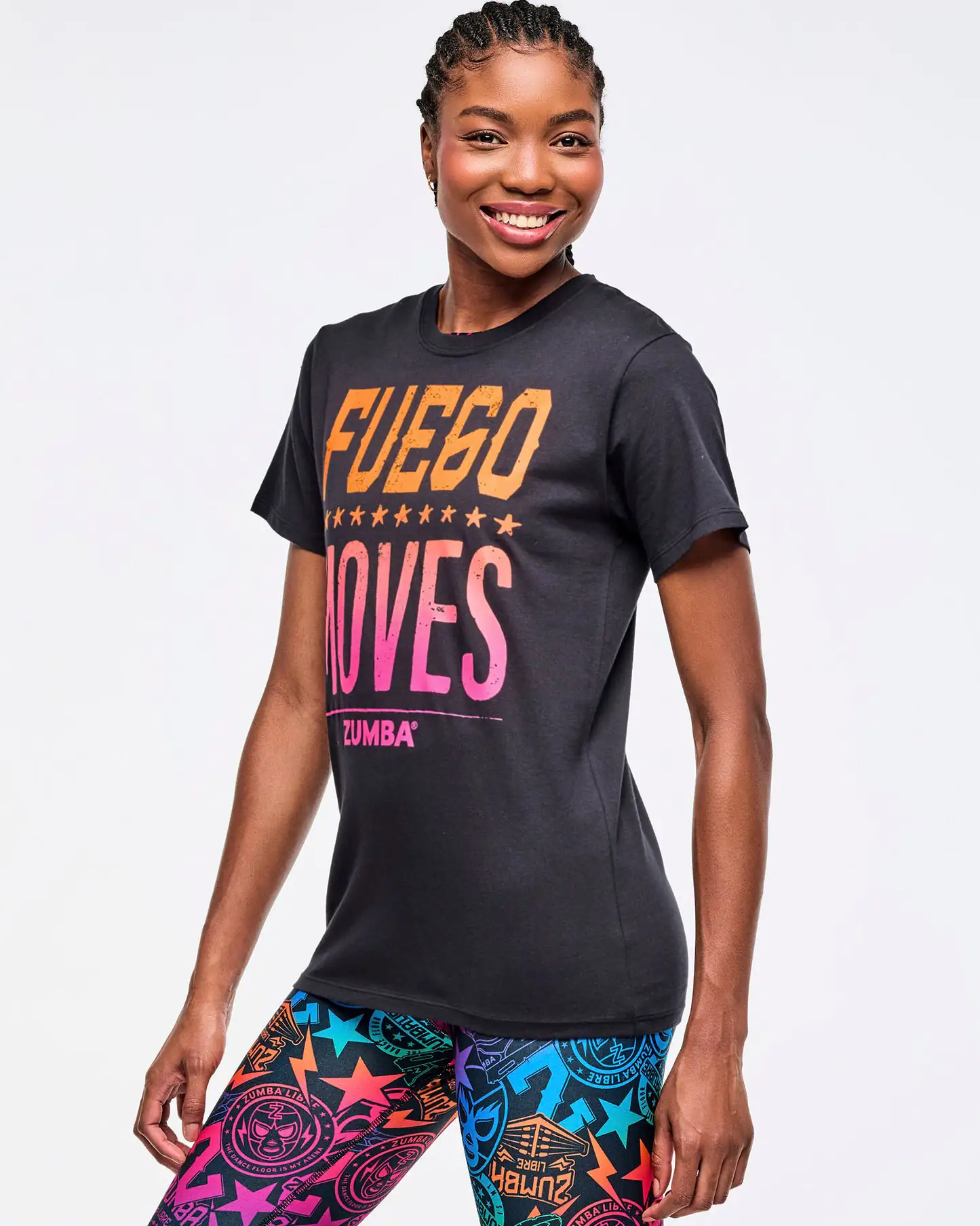 Zumba Libre Crew Neck Instructor Tee - Bold Black