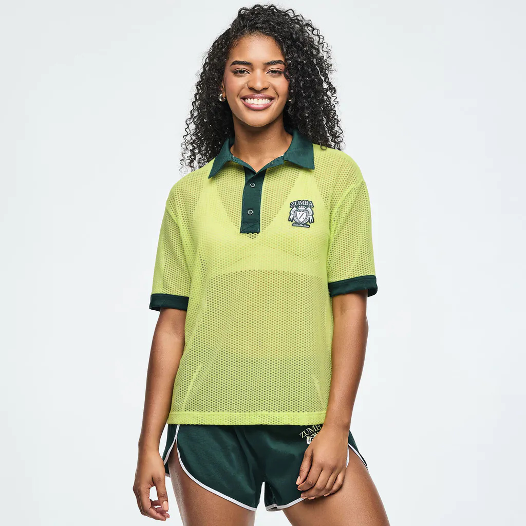 Class of 2001 Oversized Mesh Polo