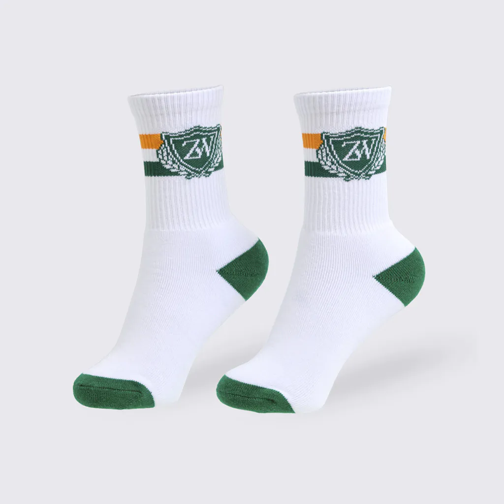 Class of 2001 Plush Half Crew Sock  Navy Z3A000281